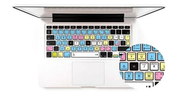 Keyboard stickers for Logic Pro software