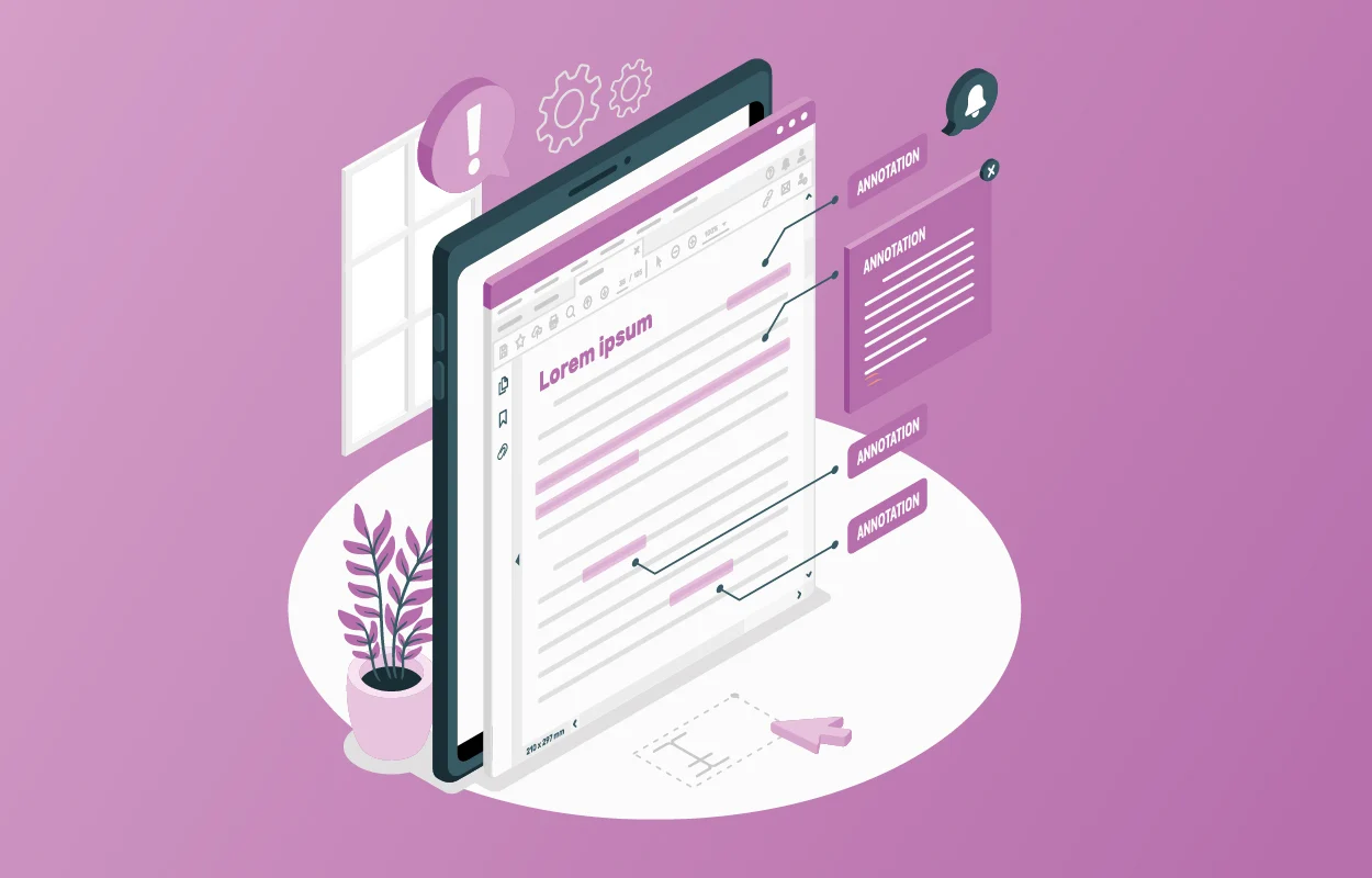 Data annotation for texts