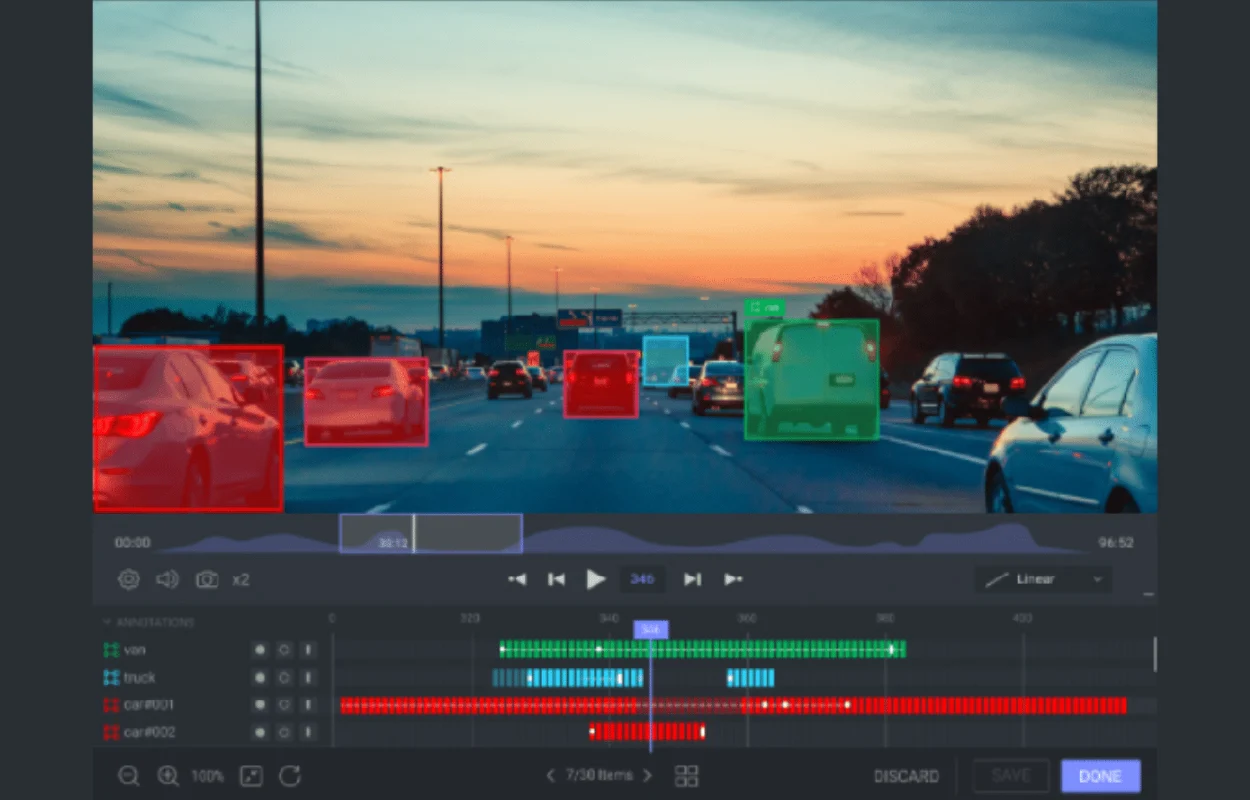 Data tagging for videos
