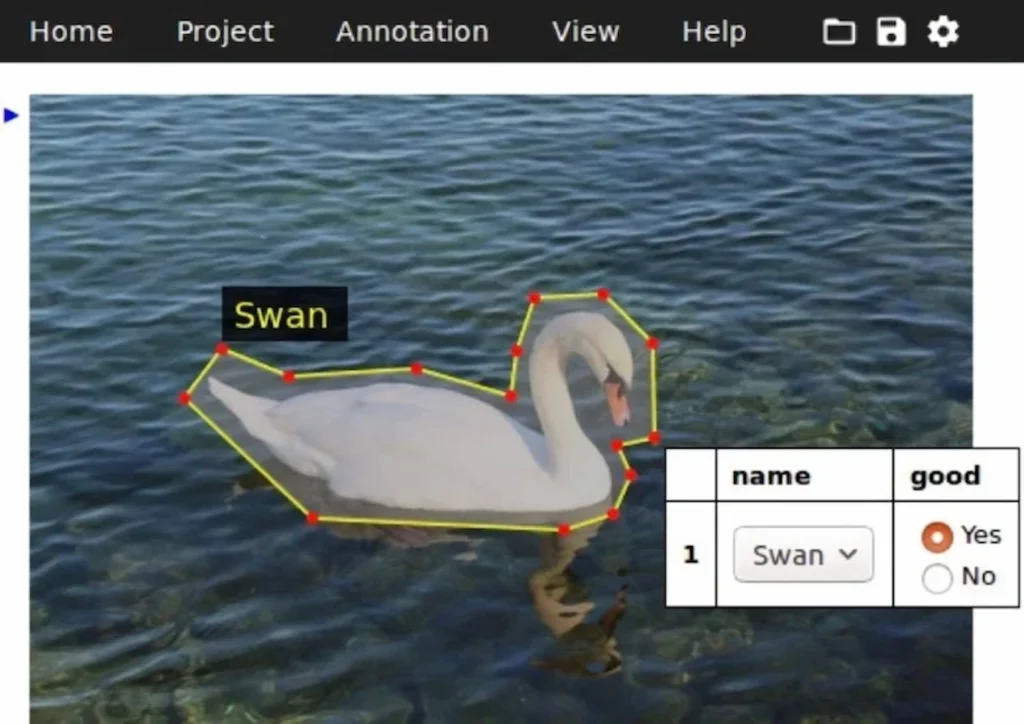 VGG Image Annotator (VIA)