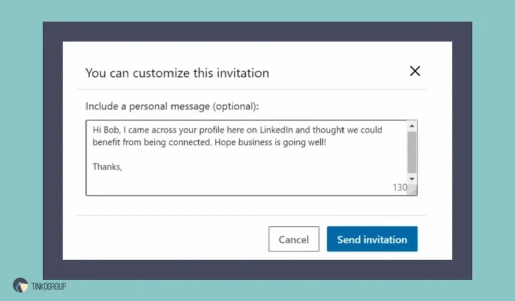 LinkedIn Connection Request Message