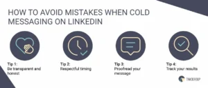 Crucial guidelines for error-free cold messaging on LinkedIn
