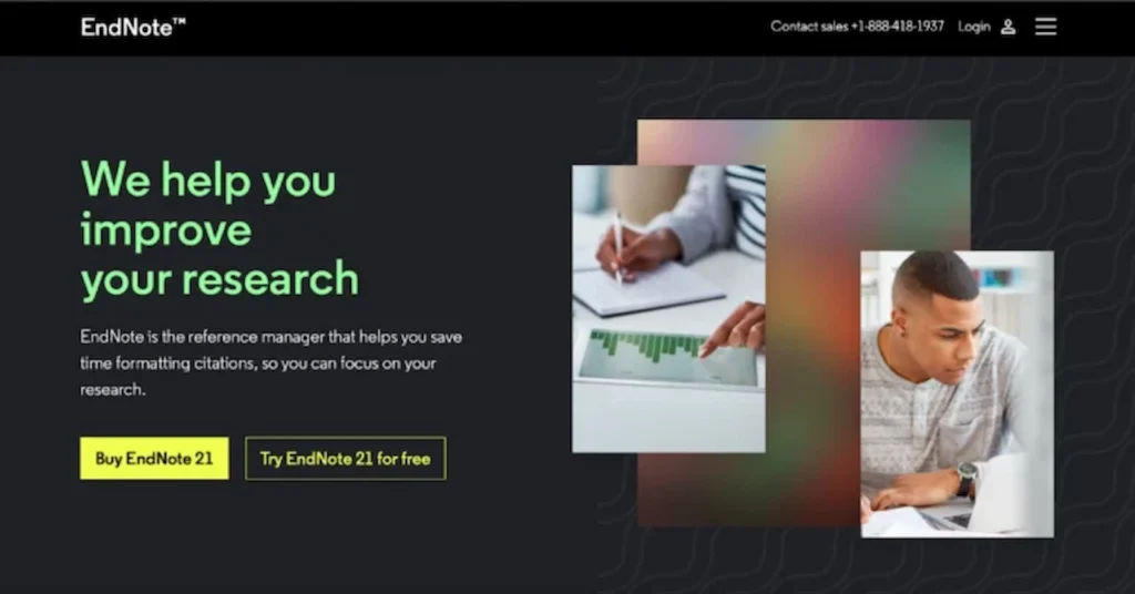EndNote main page