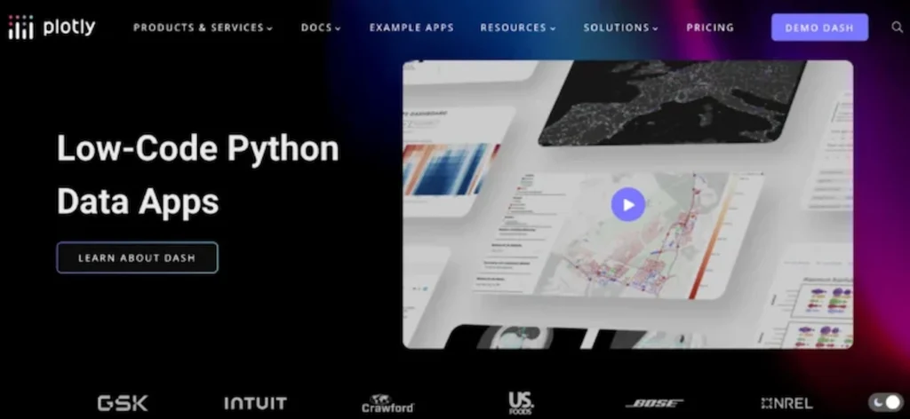 Plotly main page