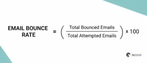 Bounce rate formula