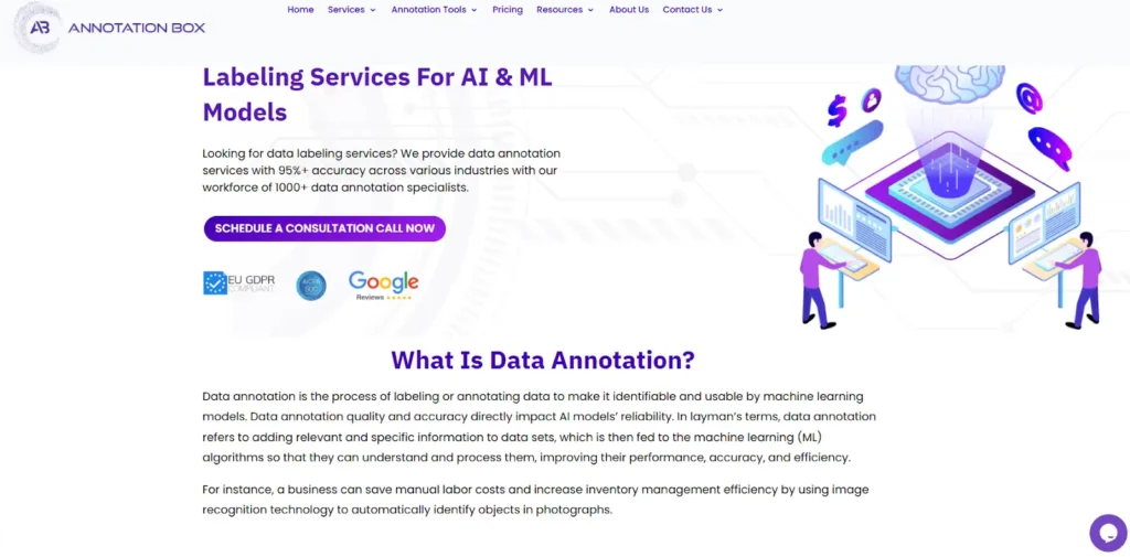 Annotation box