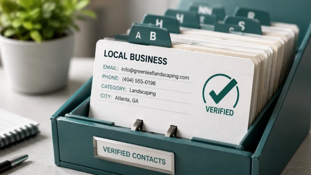 Building Verified Contact Databases for Local Businesses and Service Providers Picture