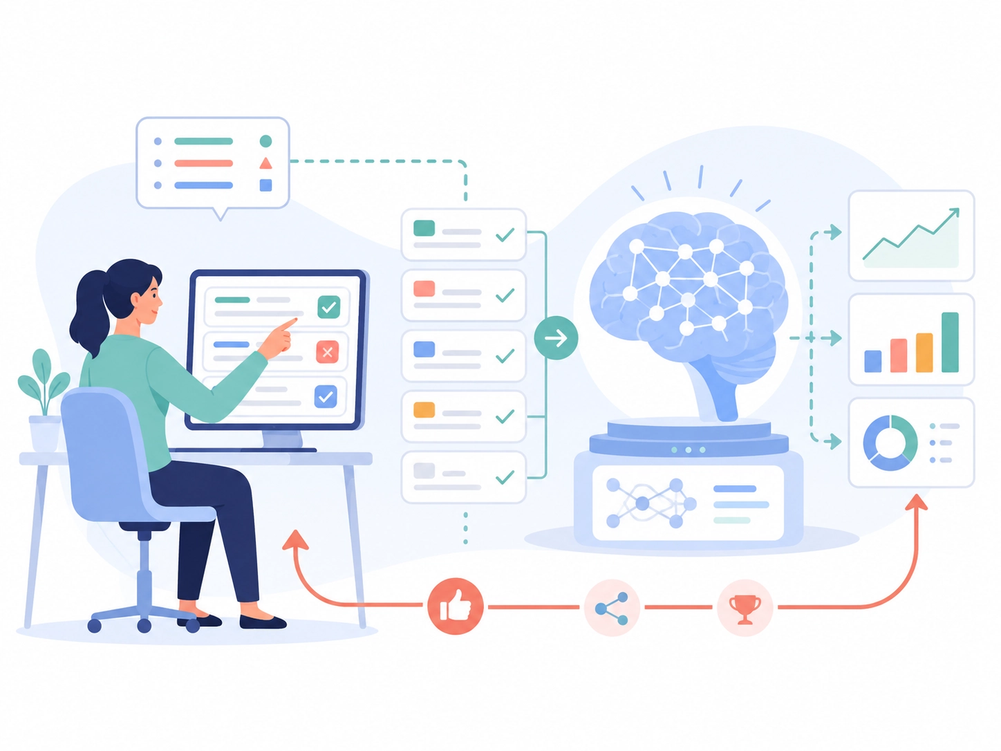 Algorithmic Training Reinforcement